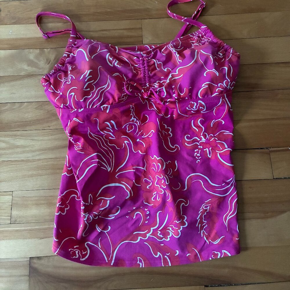 Lands End Tankini Top Size 14